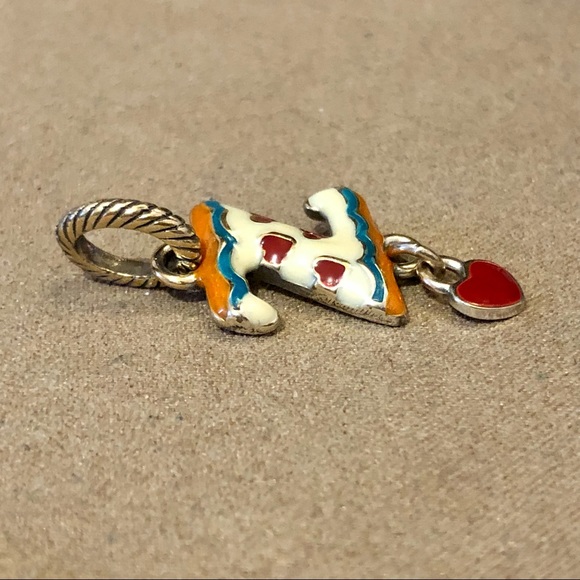 🆕 Brighton ABC Initial Charm letter Z Red, white, orange, blue Retired Last one - Picture 3 of 4